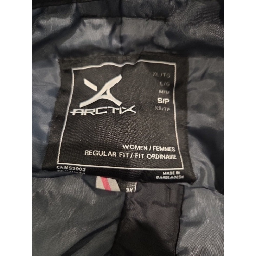 Arctix Women's Black Insulated Snow Pants Small 32x30